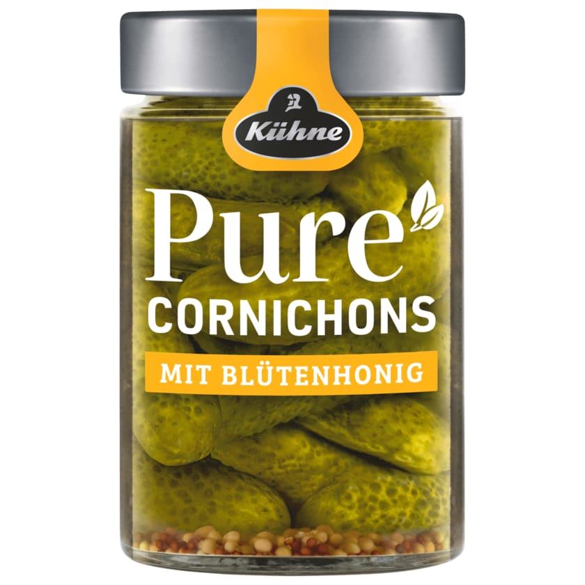 Kühne Pure Cornichons mit Blütenhonig 170g